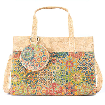 Cork Handbag with Coin Purse BAGD-613