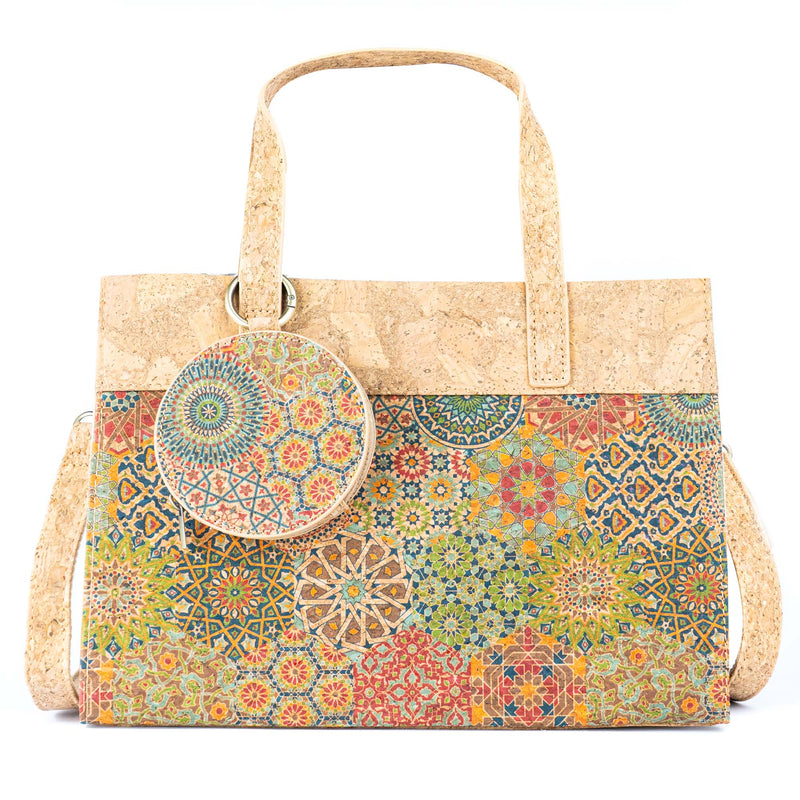 Cork Handbag with Coin Purse BAGD-613