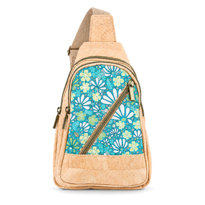 Cork Mosaic Sling Bag — BAG-2410