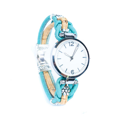 Natural Colored Cork Threads and Alloy accessories Handmade DIY Ladies Fashion Watch WA-463