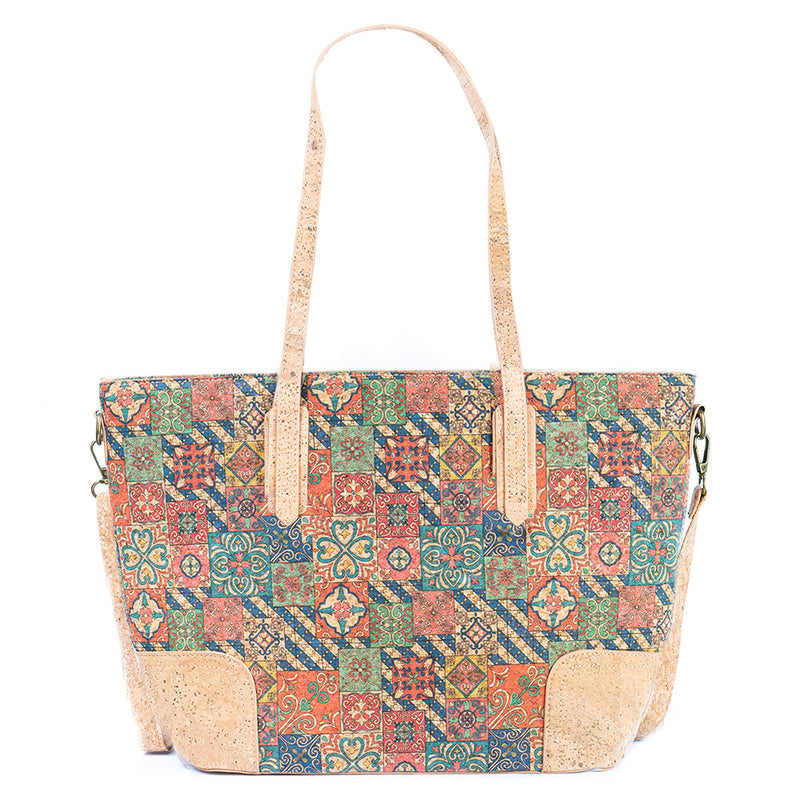 Printed Cork Crossbody and Handbag for Women BAGD-557