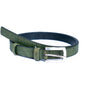 Women’s Slim Cork Belt with Silver BuckleL-1062