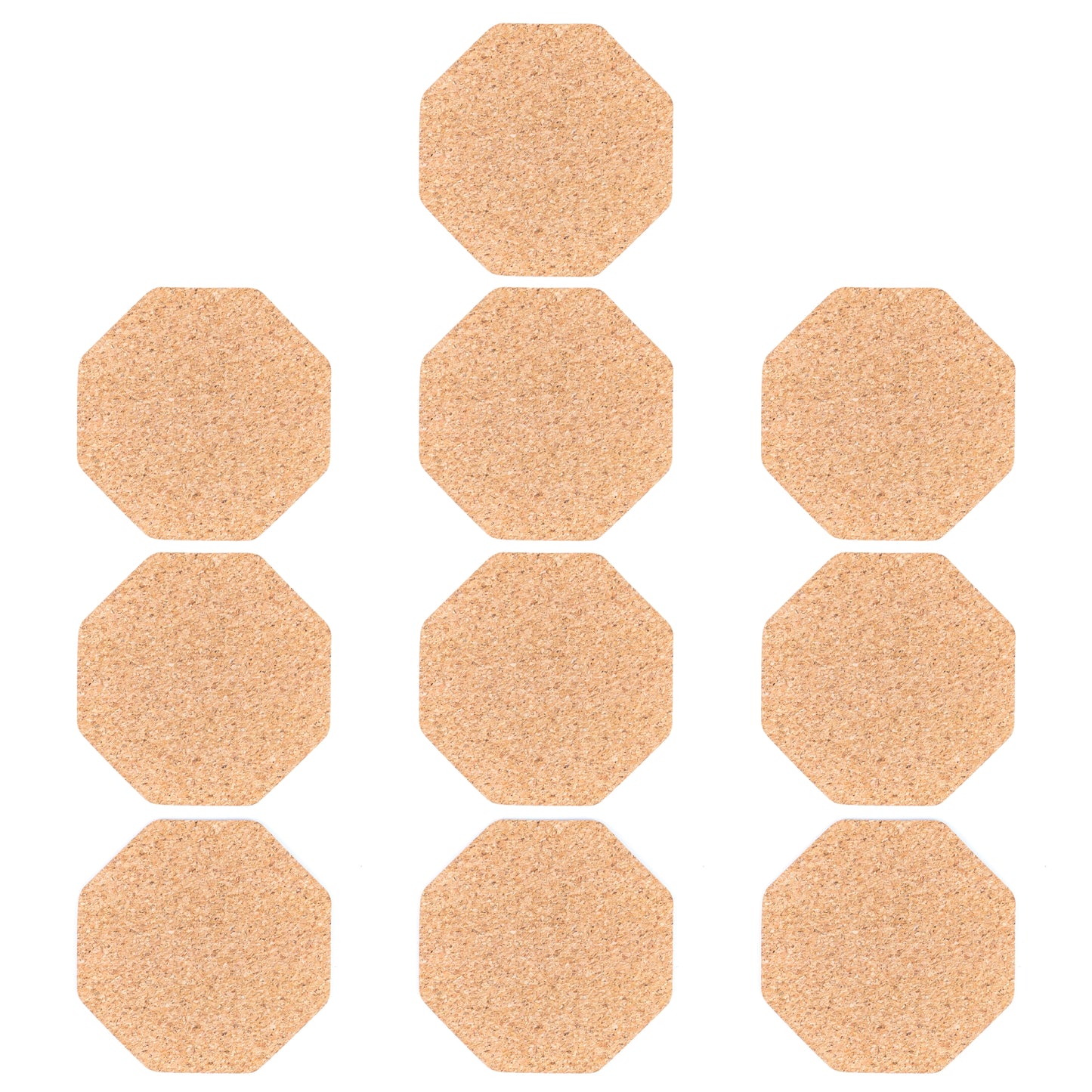 10units- Natural Cork Coasters L-1172-10