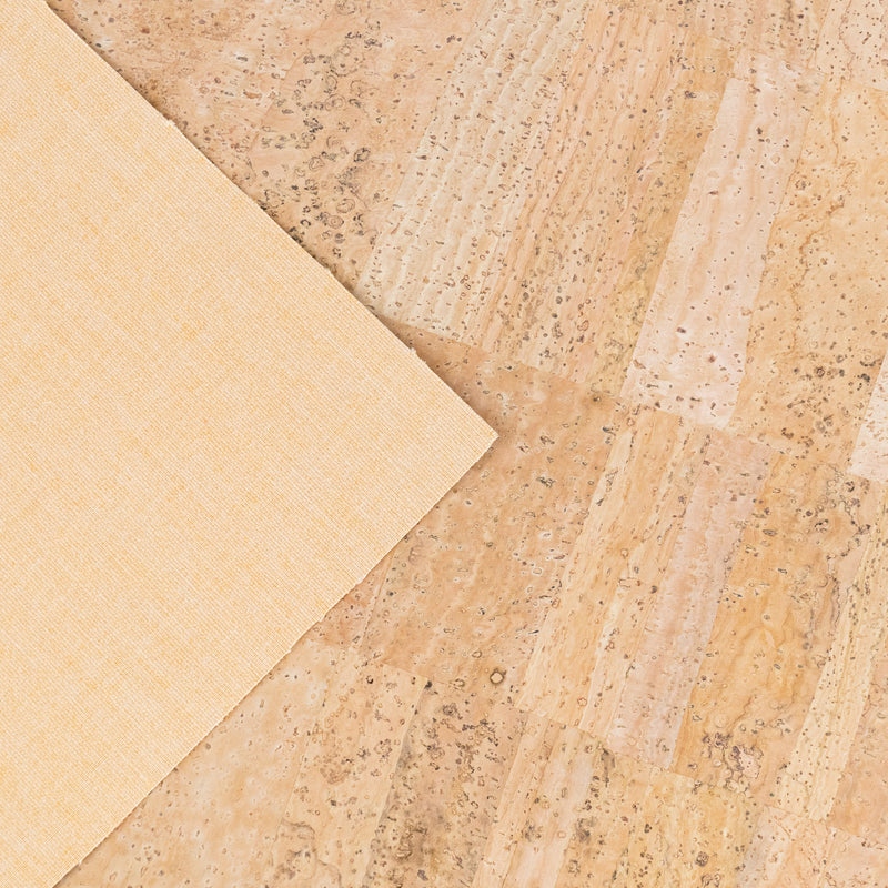 Natural Cork Fabric Sample – One Piece, 14 × 20 cm (5.5 × 7.8 in)