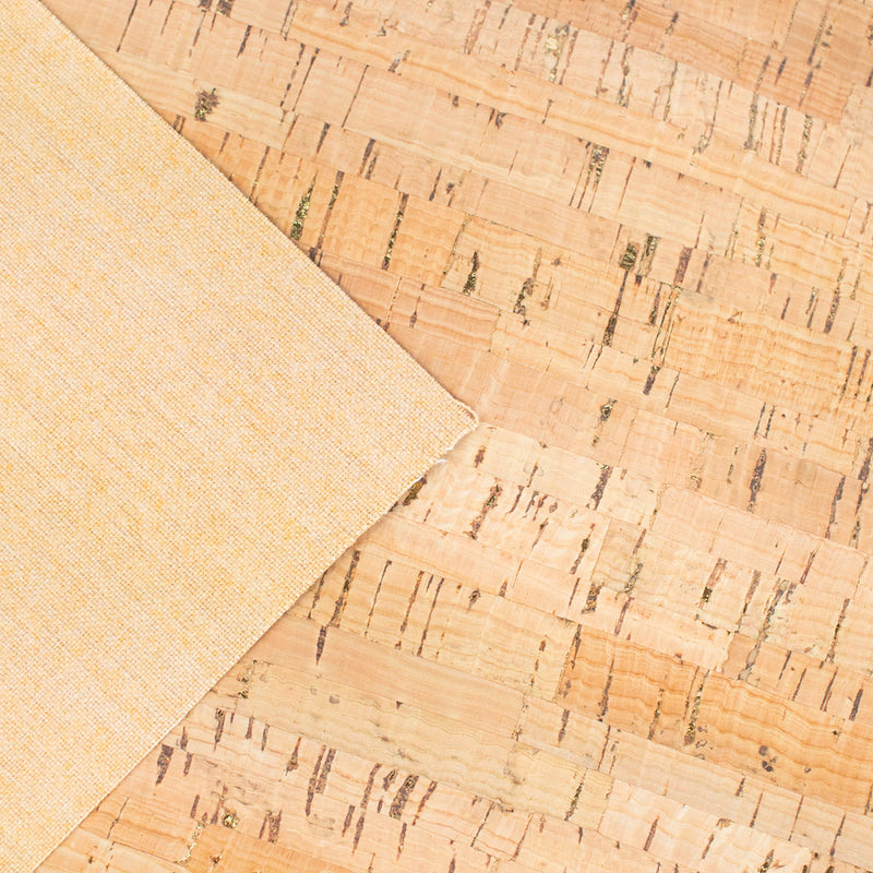 Natural Cork Fabric Sample – One Piece, 14 × 20 cm (5.5 × 7.8 in)
