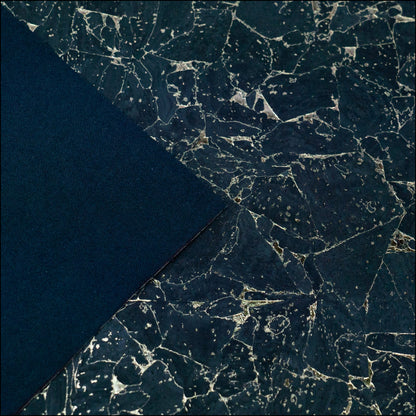 Gold Marble Cork Fabric - Sample