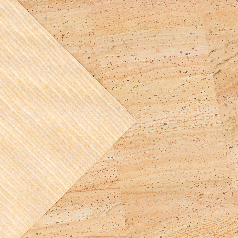 Natural Cork Fabric Sample – One Piece, 14 × 20 cm (5.5 × 7.8 in)