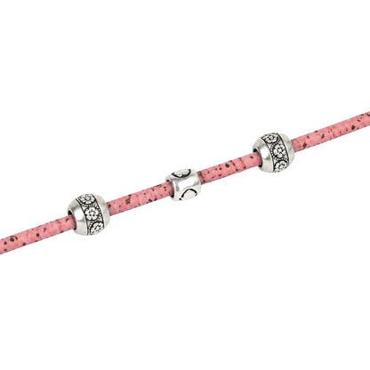 3mm Round Cork Cord - Salmon Pink - COR-377E (10 Meters)