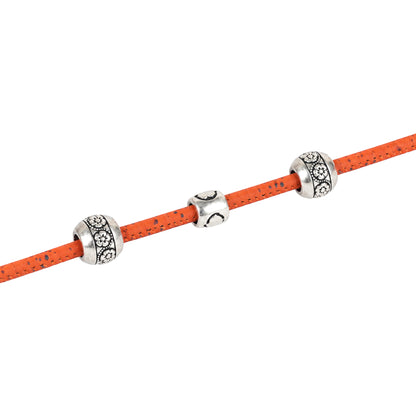 3mm Round Cork Cord - Orange - COR-542C (10 Meters)