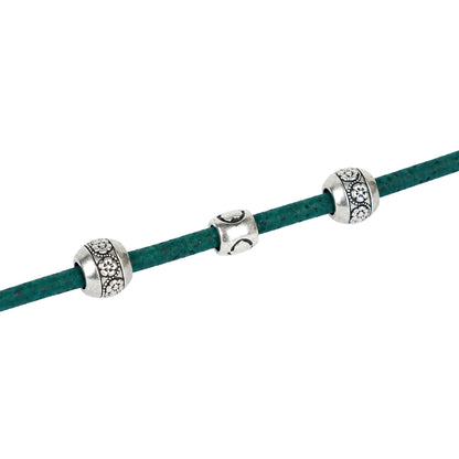 3mm Round Cork Cord - Dark Green - COR-675 (10 Meters)