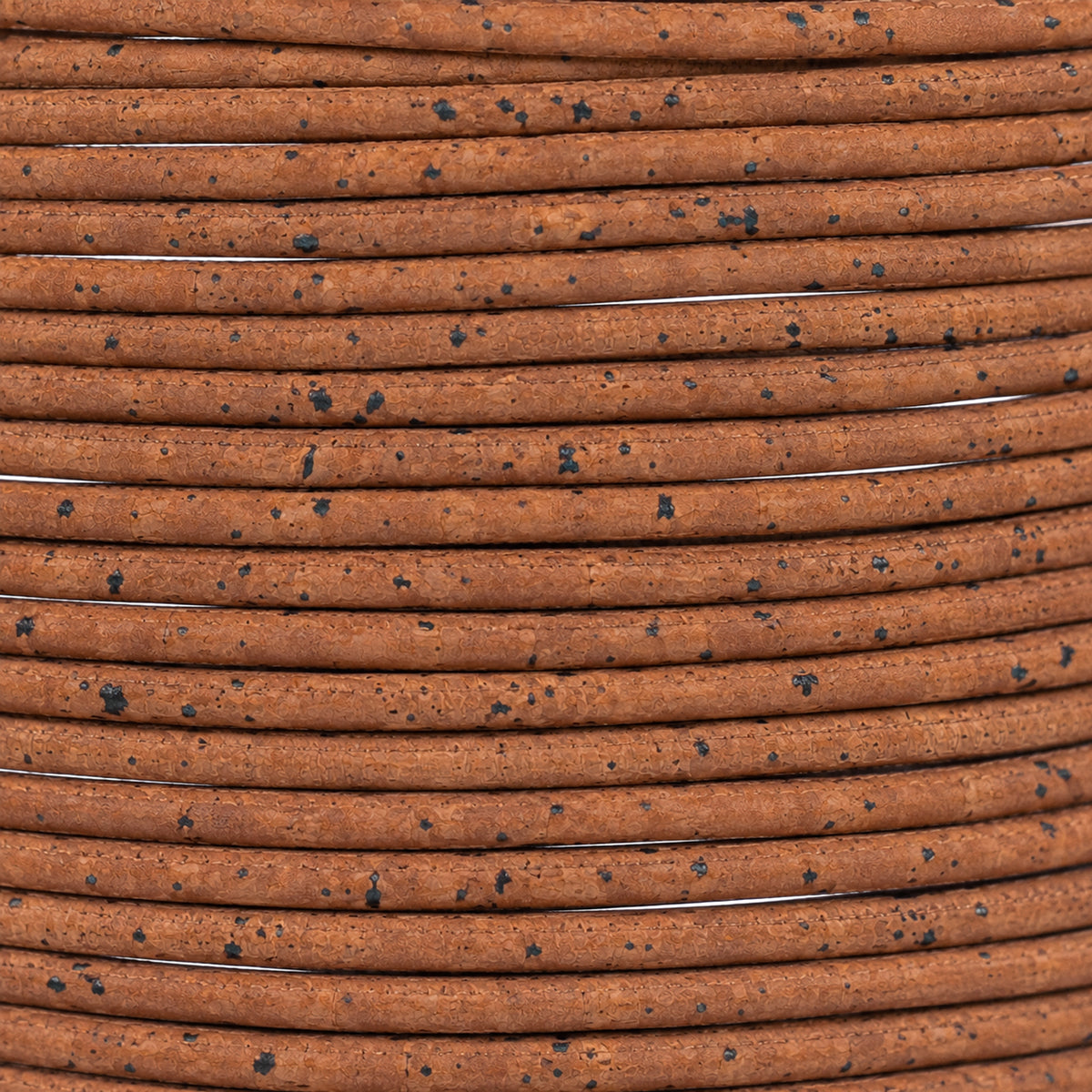 3mm Round Cork Cord - Brown - COR-678 (10 Meters)