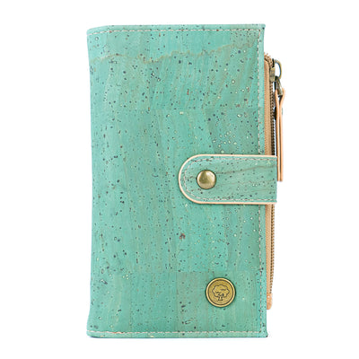 Chic Solid Color Cork Women's Wallet BAG-2350