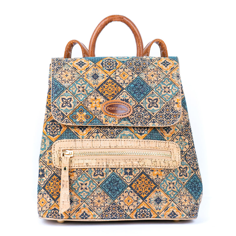 Printed Cork Women’s Backpack BAGD-577