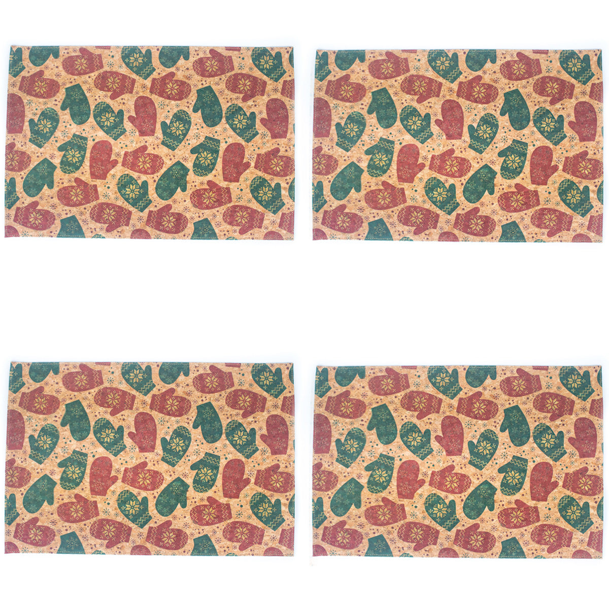 Cork Holiday Placemat 43X29 cm  (4units） L-865