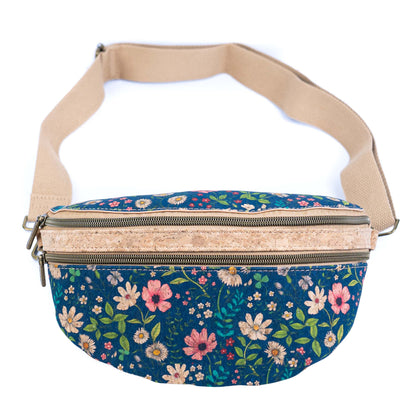 Cork Waist Bag with Double Zipper BAG-2379
