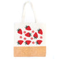 Tote Bag - Cotton and Cork Combination with Christmas and Other Designs BAGD-525