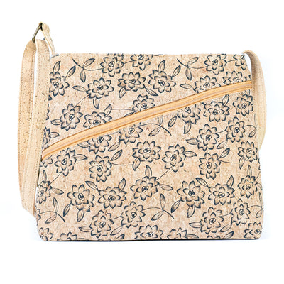 Printed Cork Women's Crossbody Bag – 4 Unique Styles BAGP-065