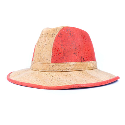 Cork Wide-Brim Fedora Hat L-1140