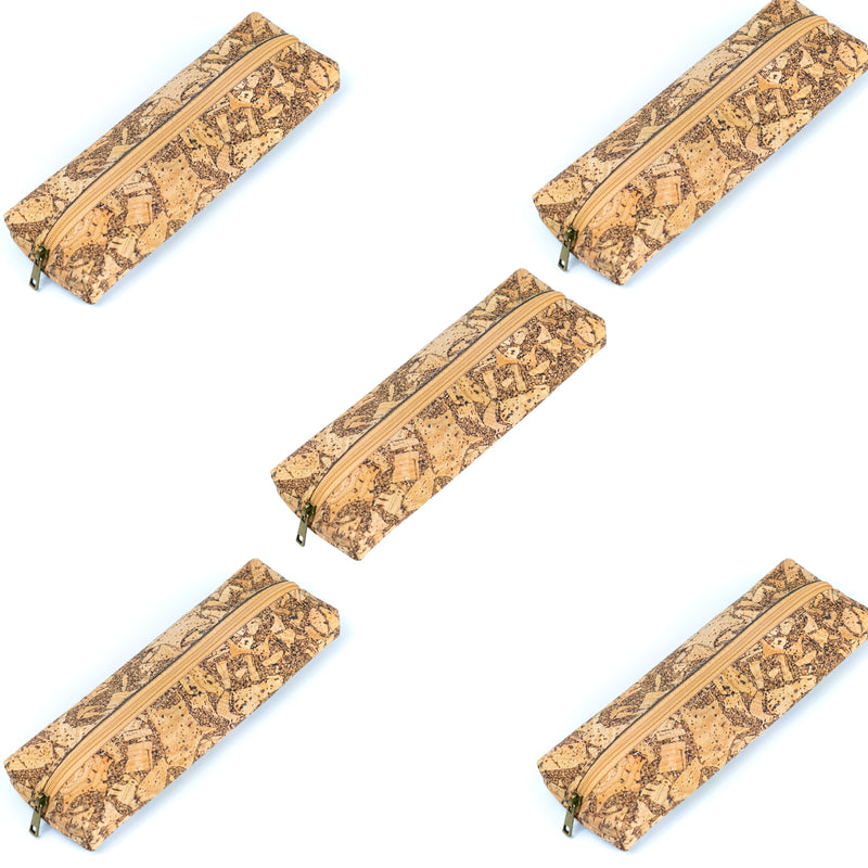 Cork Pencil Case – Pack of 5 | Lightweight, Durable & Stylish BAGP-339