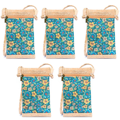 Printed Cork Women's Mini Crossbody Phone Bags BAGP-040(5units)