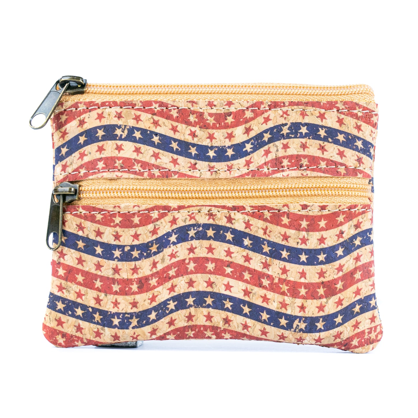 Eco-Friendly Cork Coin Purse with Dual Zippers BAGP-332(5units)