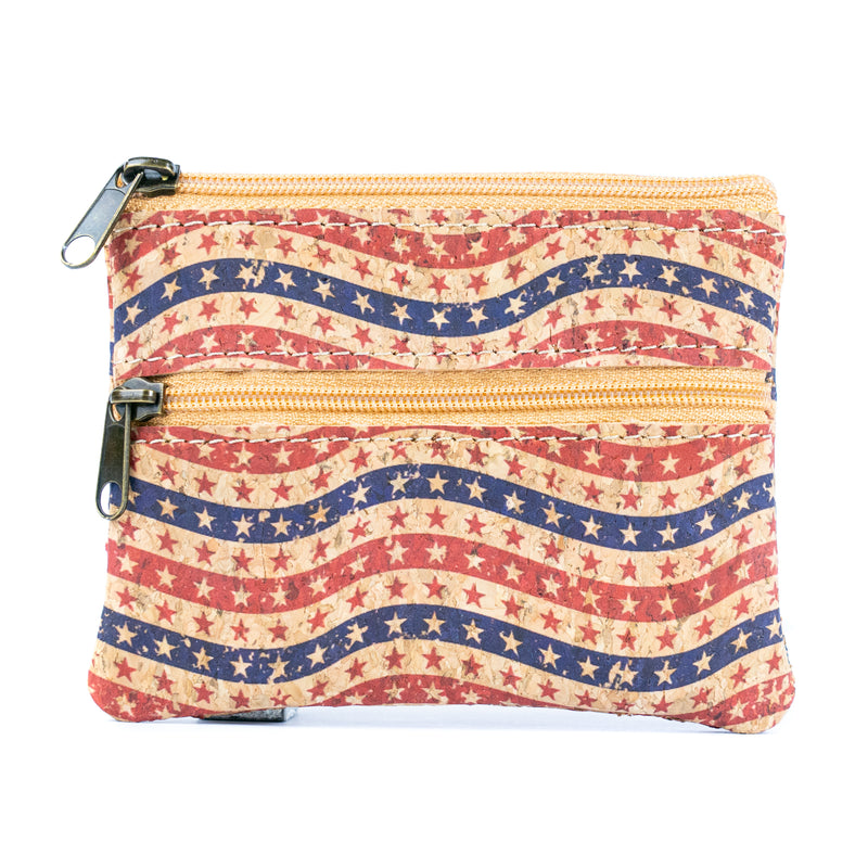 Compact Natural Cork Coin Purse BAGP-332(5units)