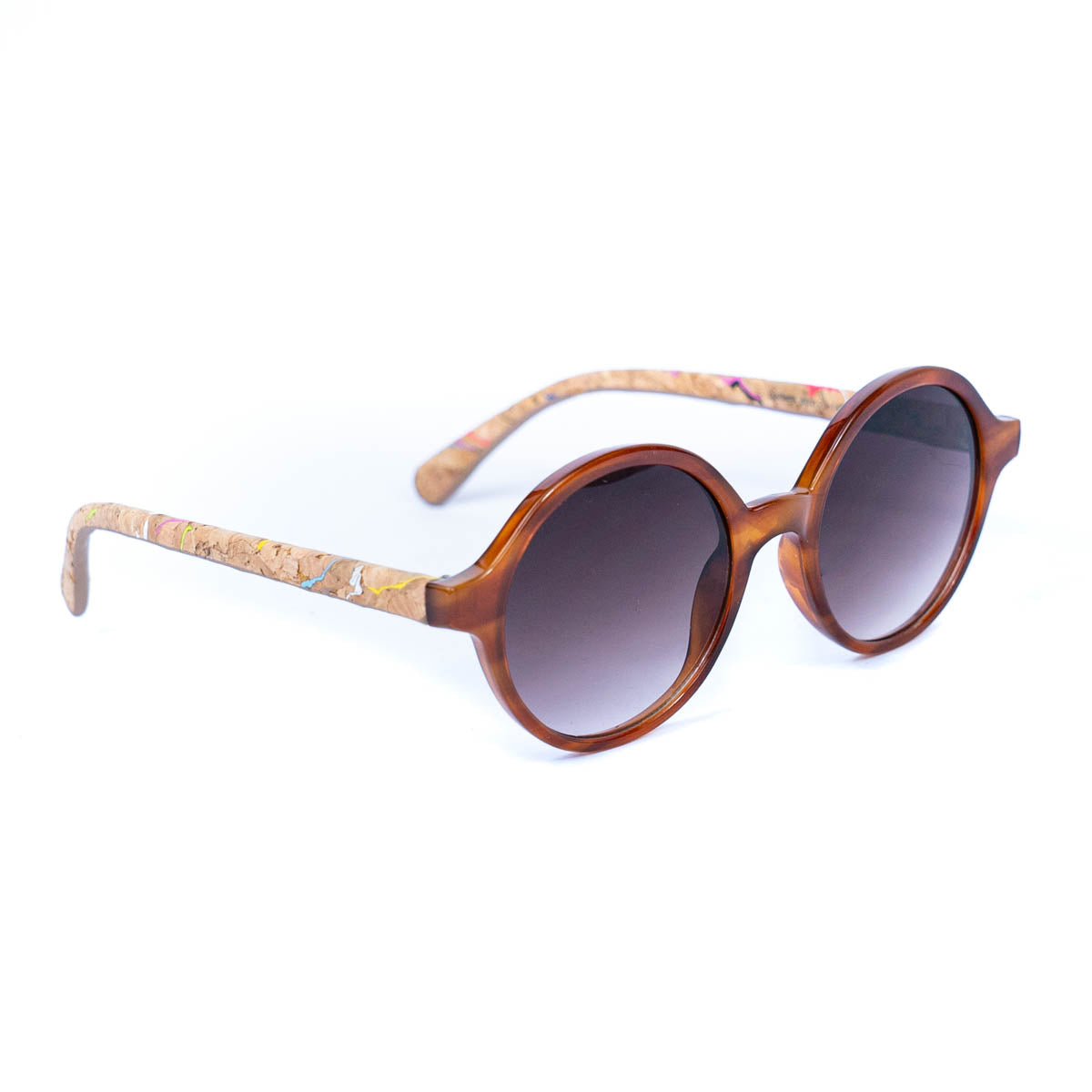Women's Cork Sunglasses with UV Protection Lenses(Including case) L-1070