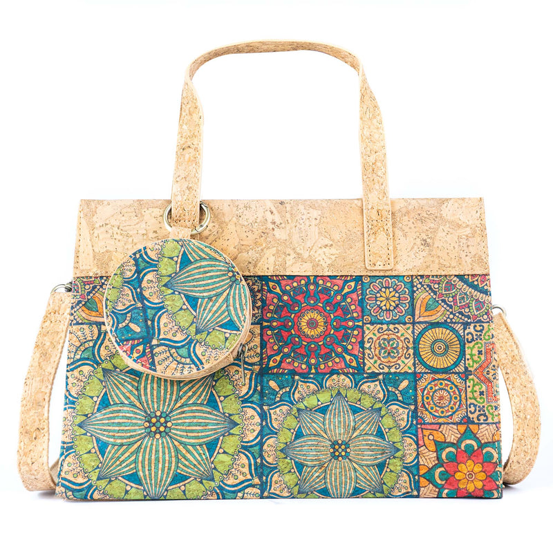 Cork Handbag with Coin Purse BAGD-613
