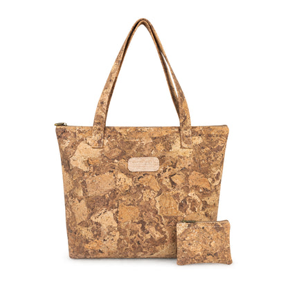 Cork Tote Bag with Matching Coin Purse – BAGP-404