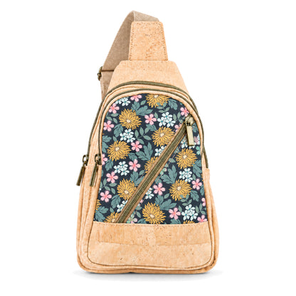 Cork Mosaic Sling Bag — BAG-2410