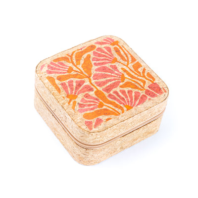 Natural Cork Jewelry Storage Box L-1158