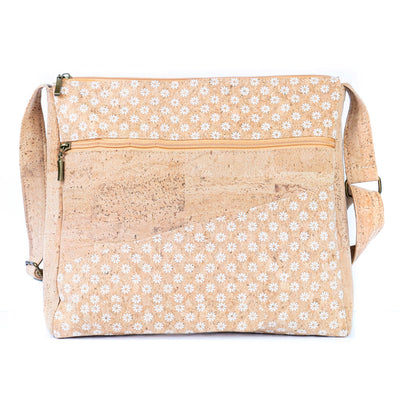 Natural cork zipper handbag crossbody lady bag BAGP-010