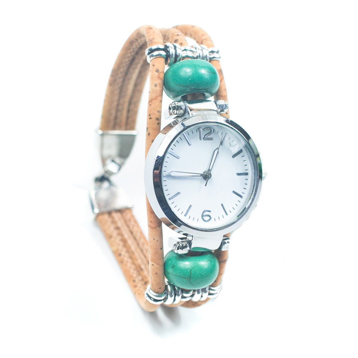 handmade cork watch DIY-012