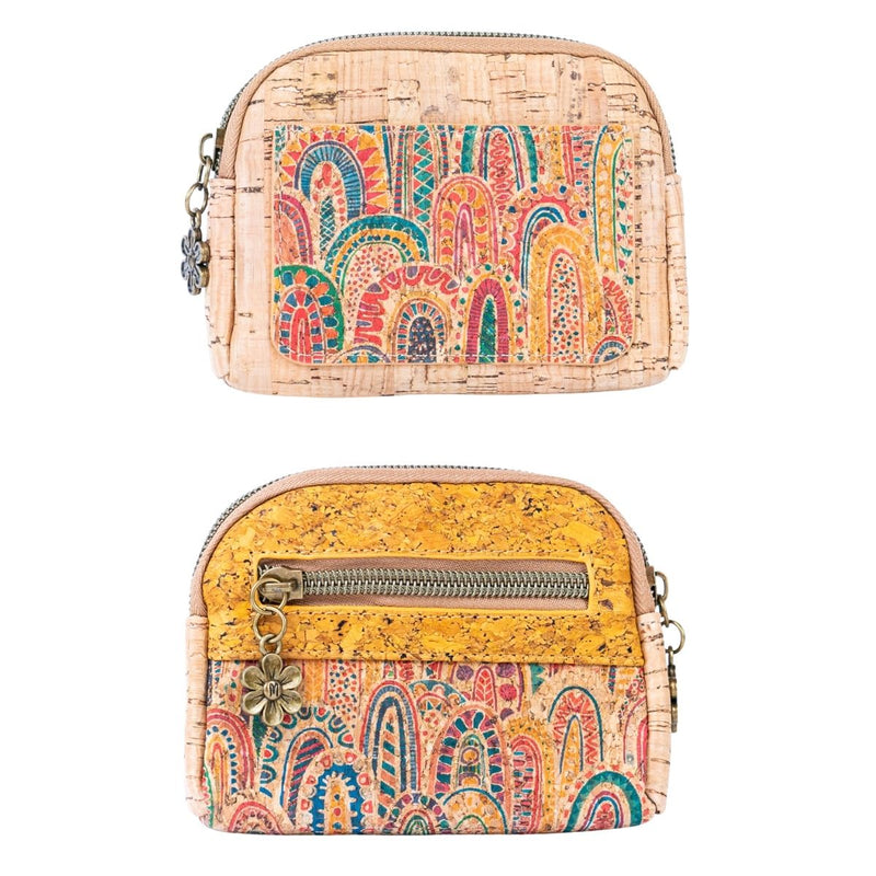 Cute Printed Cork Coin Purse for Women  BAGD-171