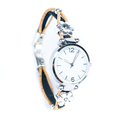 Natural Colored Cork Threads and Alloy accessories Handmade DIY Ladies Fashion Watch WA-465