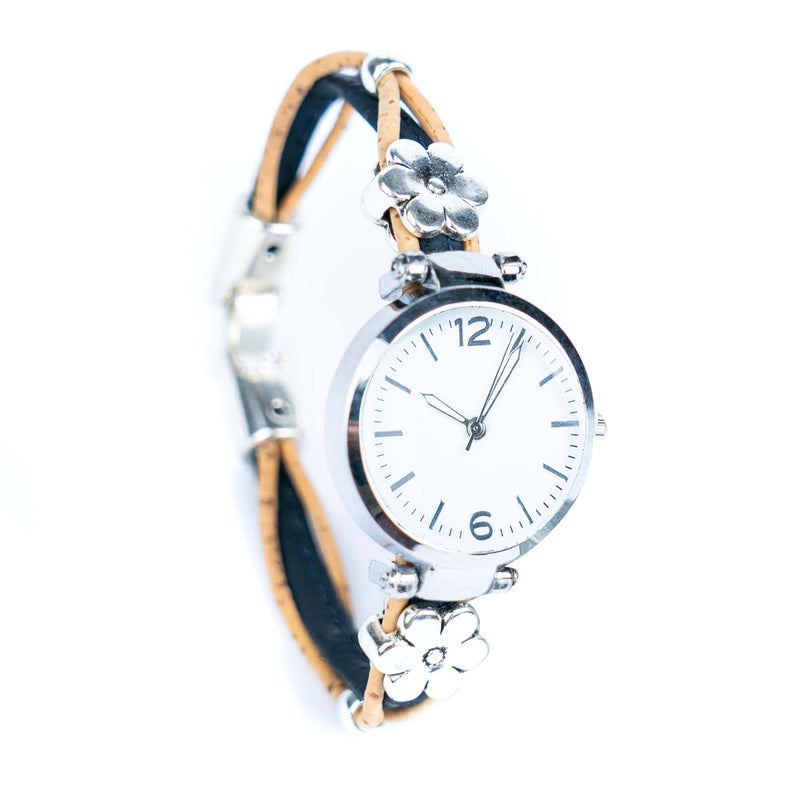 Natural Colored Cork Threads and Alloy accessories Handmade DIY Ladies Fashion Watch WA-465