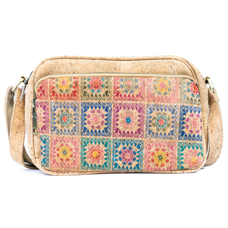 Cork Crossbody Bag – Mandala Pattern BAGD-607