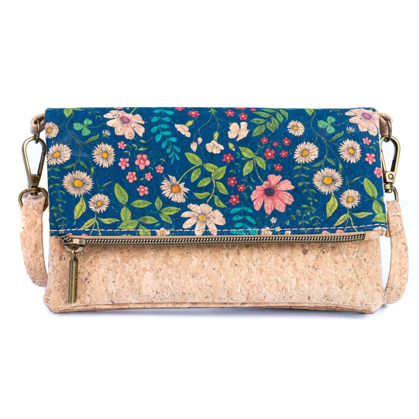 Vegan Cork Mini Crossbody Clutch BAG-2373
