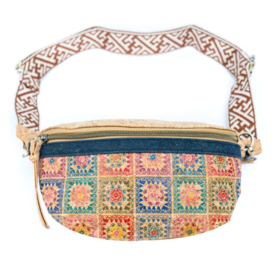Cork Fanny Pack – Mandala Pattern BAGD-609