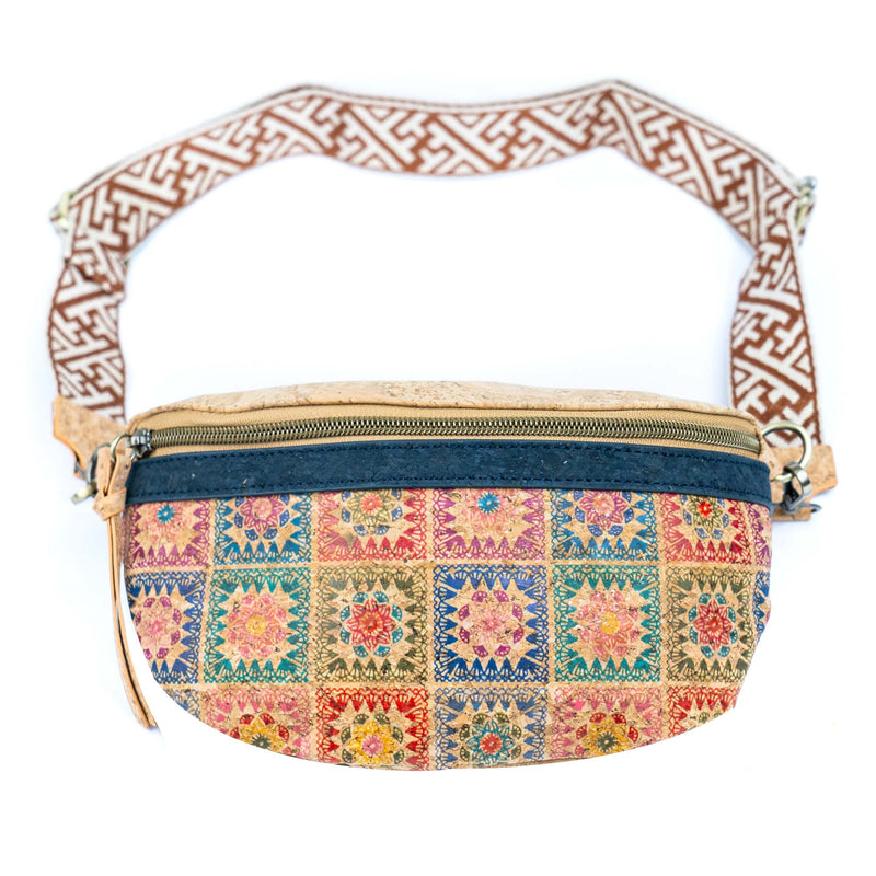 Cork Fanny Pack – Mandala Pattern BAGD-609