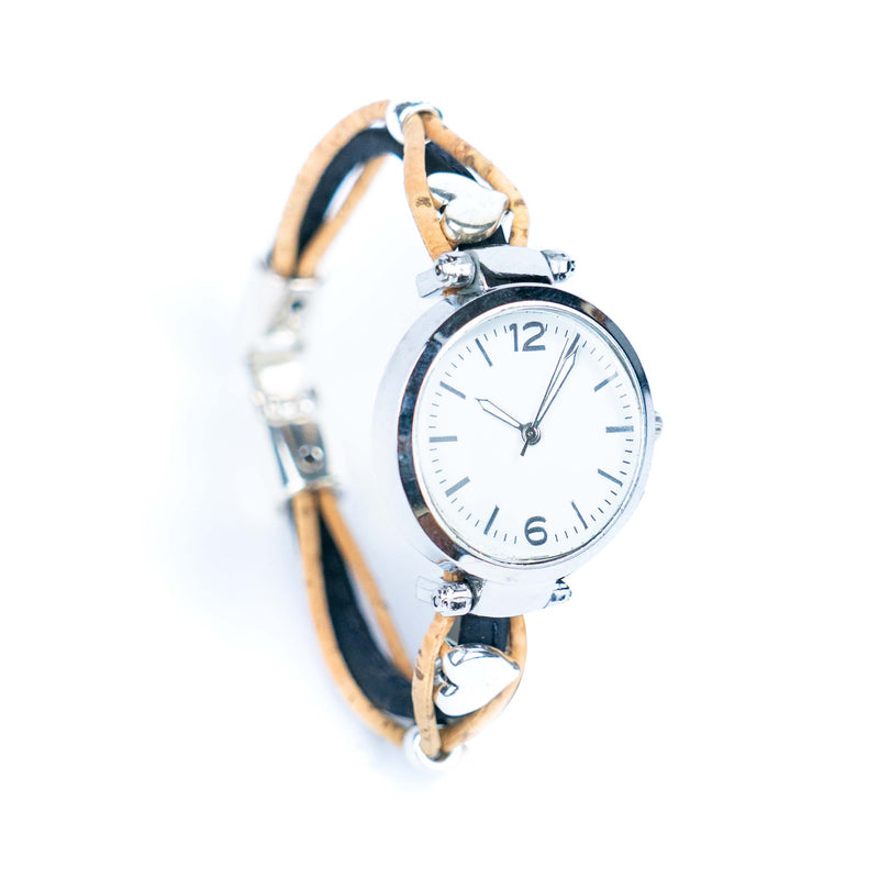 Natural Colored Cork Threads and Alloy accessories Handmade DIY Ladies Fashion Watch WA-460