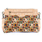 Printed Natural Cork Crossbody Bag & Clutch BAG-2393