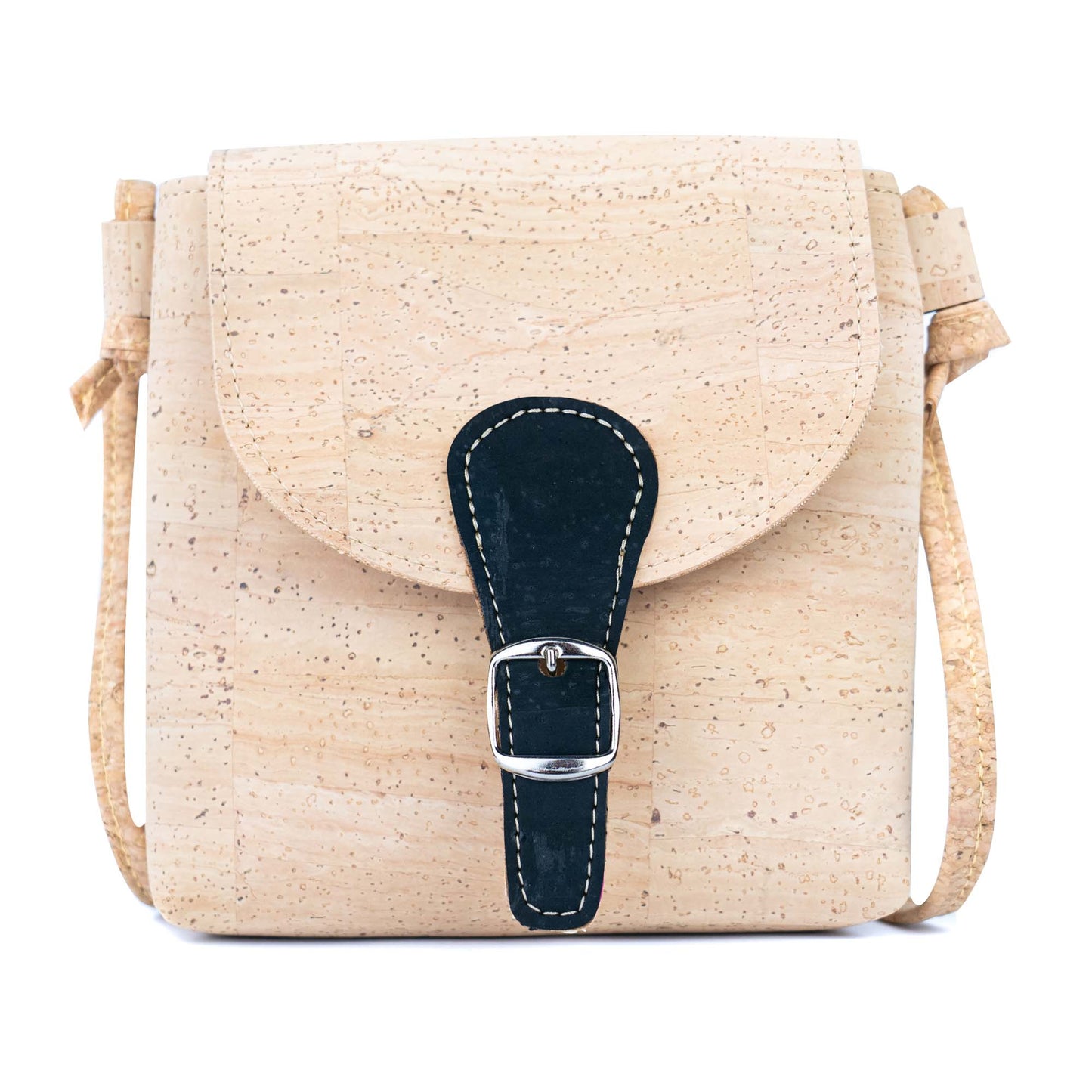 Cork Phone Crossbody Bag | Lightweight Mini Shoulder Bag — Natural Cork Inside & Out BAGP-364
