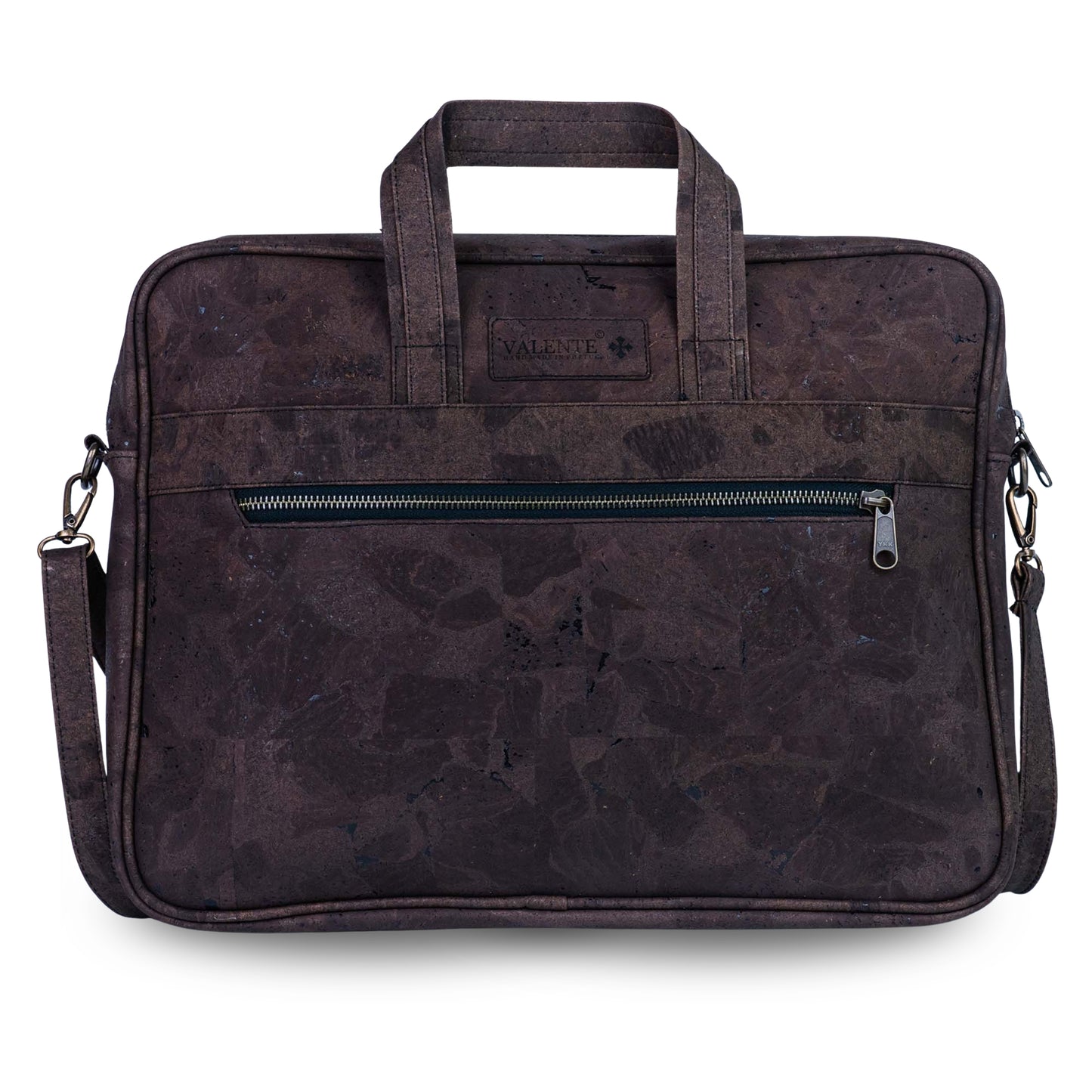 Cork Laptop Bag with Shoulder Strap - Vegan Leather Briefcase BAGP-262A