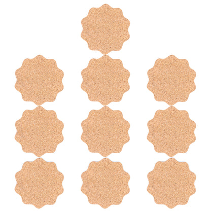 10units- Natural Cork Coasters L-1172-10