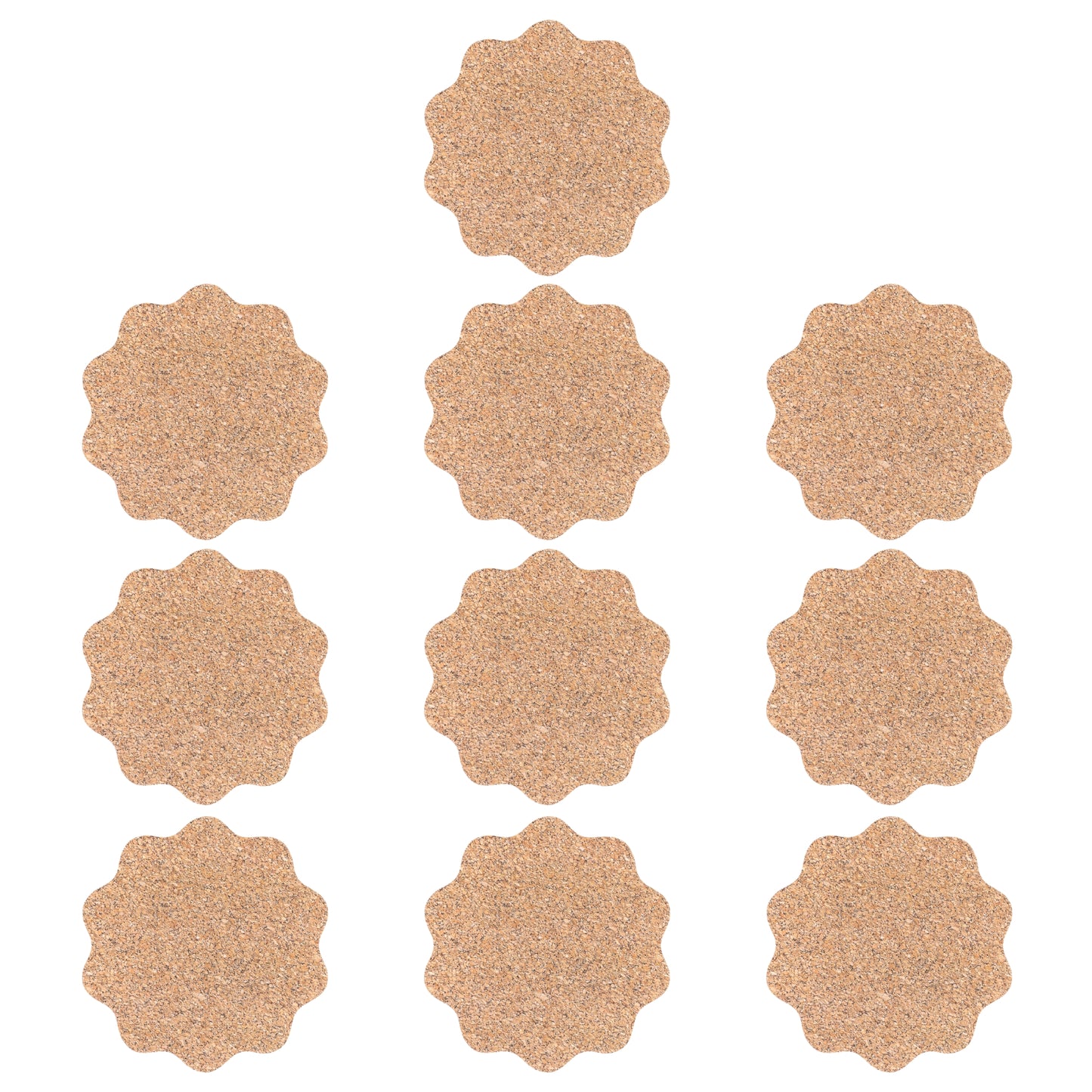 10units-Natural Cork Coasters  – Heat-Resistant Drink Mats L-1168-10