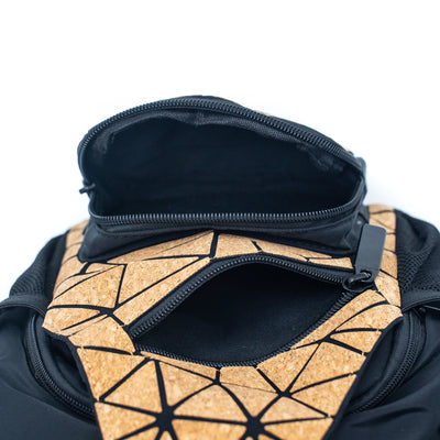 Geometric Natural Cork Bag BAG-2086