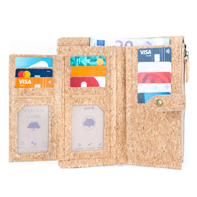 Cork Women's Wallets BAGD-233A-MIX-6（6units）