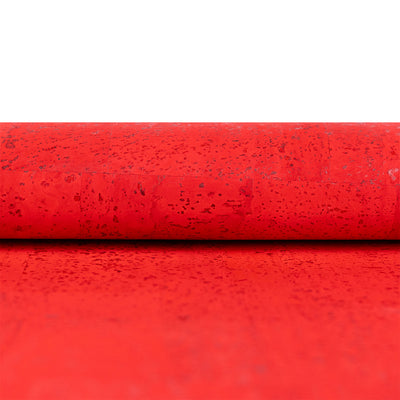 Cherry Red Cork fabric COF-617