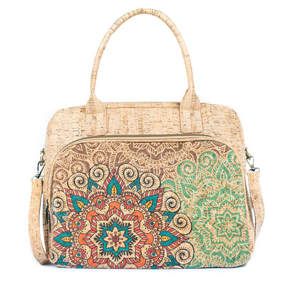 Flash Sale Mandala Print Cork Women's Briefcase BAGD-546